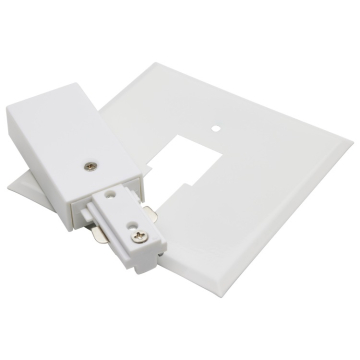 SATCO|NUVO Canopy Power Feed - Reverse Polarity - White