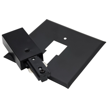 SATCO|NUVO Canopy Power Feed - Reverse Polarity - Black