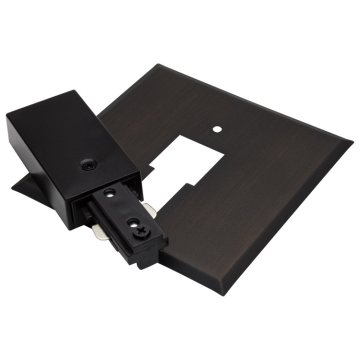 SATCO|NUVO Canopy Power Feed - Reverse Polarity - Brown