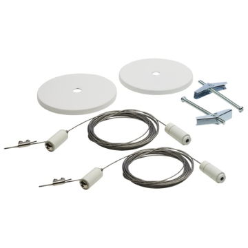 SATCO|NUVO Track Suspension Aircraft Cable - White Canopy