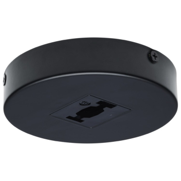 SATCO|NUVO Single Monopoint Adapter - Round - Black