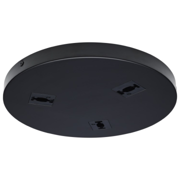 SATCO|NUVO Triple Monopoint Adapter - Round - Black