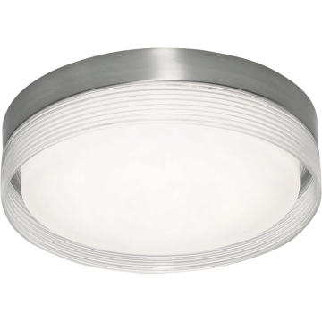 AFX Tribeca 16" LED Flush Mount - CCT Selectable - 120V - Satin Nickel