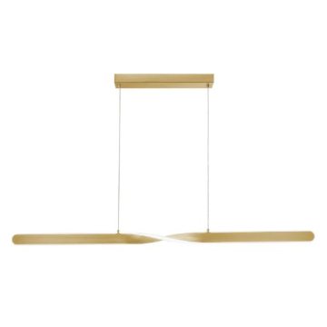 AFX Twist 48" LED Pendant - 3000K - 120V - Satin Brass