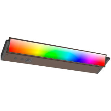 Westgate UCA 12" LED Adjustable Under Cabinet Light - 5W - RGB + CCT Tunable - 275 Lumens - 120V - Bronze