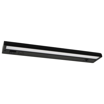 Westgate UCR 18" LED Swivel Under Cabinet Light - 8W - CCT Selectable - (1) Receptacle and (1) USB-A/C - 120V - Black