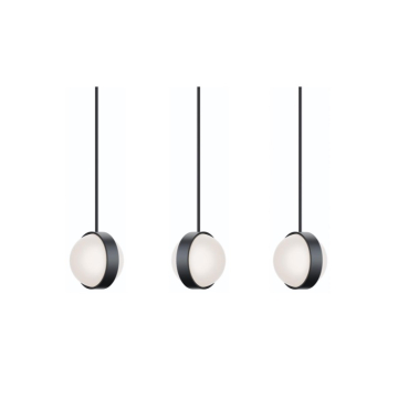 AFX Verona 3-Light LED Linear Pendant - 45W - CCT Selectable - 120V - Black