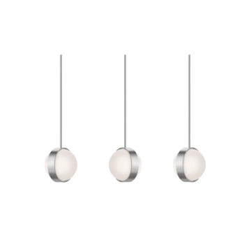 AFX Verona 3-Light LED Linear Pendant - 45W - CCT Selectable - 120V - Satin Nickel