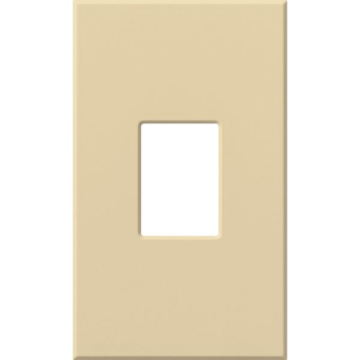 Lutron Vareo Architectural Wallplate - 1 Gang - Ivory