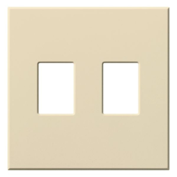 Lutron Vareo Architectural Wallplate - 2 Gang - Beige
