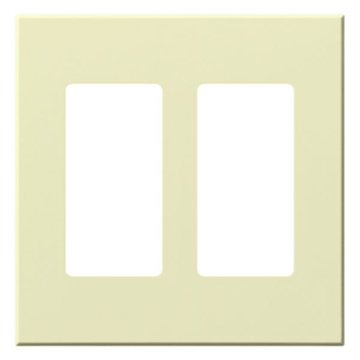 Lutron Vareo Architectural Wallplate - 2 Gang - Accessory Only - Almond