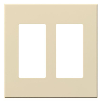 Lutron Vareo Architectural Wallplate - 2 Gang - Accessory Only - Beige