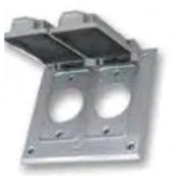 Westgate Two-Gang 2 Single Receptacle Cover