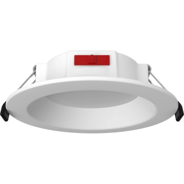 RAB WFD34 4" LED Wafer Downlight - Smooth Reflector - CCT Selectable - 120V - White - 12 Pack