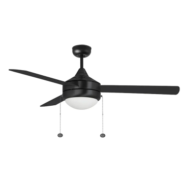 Westgate WFL 52" 3-Blade LED Ceiling Fan - 20W - CCT Selectable - 1,750 Lumens - 120V - Black