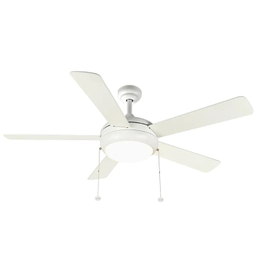 Westgate WFL 52" 5-Blade LED Ceiling Fan - 20W - CCT Selectable - 1,750 Lumens - 120V - White