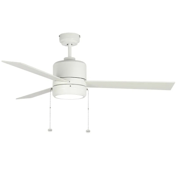 Westgate WFL 52" 3-Blade LED Ceiling Fan - 20W - CCT Selectable - 1,750 Lumens - 120V - White