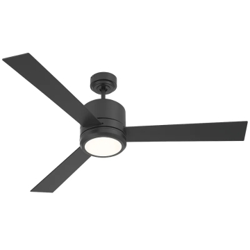 Westgate WFL 52" 3-Blade LED Ceiling Fan - 19W - 3000K - 1,600 Lumens - 120V - Black