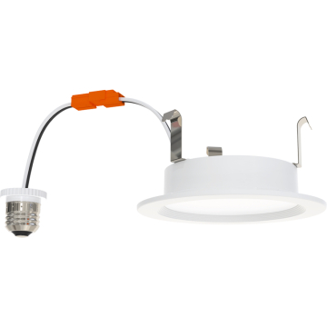 RAB 4" Wafer Retrofit LED Downlight - 800 Lumens - 8W - CCT Selectable - Baffle - 120V