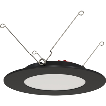 RAB 6" Wafer Retrofit LED Downlight - 1,100 Lumens - 11W - CCT Selectable - 120V - Black