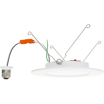 RAB 6" Wafer Retrofit LED Downlight - 1,100 Lumens - 11W - CCT Selectable - 120V
