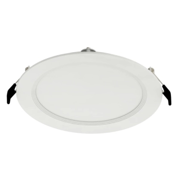 RAB 6" 13W LED Edge-Lit Wafer Downlight - Shallow Baffle Trim - CCT Selectable - 120V