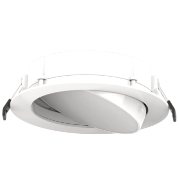 RAB 6" 12W Gimbal Wafer LED Downlight - CCT Selectable - 120V