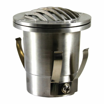 Westgate WL-138 LED Well Light - Louvered Lens - 5W - 3000K - 400 Lumens - 12V - Stainless Steel