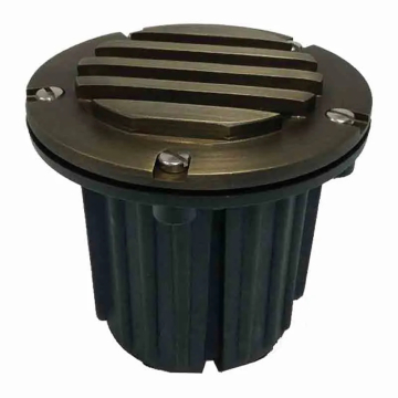 Westgate WL-708 LED Well Light - Louvered Lens - 5W - 3000K - 400 Lumens - 12V - Bronze