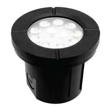 Westgate WLL-105 Integrated LED Well Light - Flat Lens - 6W - 3000K - 580 Lumens - 12V - Black