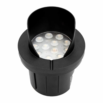 Westgate WLL-181 Integrated LED Well Light - Shroud Lens - 5W - 3000K - 400 Lumens - 12V - Black
