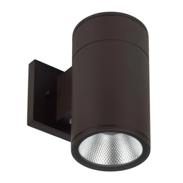Westgate WMC 4" LED Cylinder Wall Mount  - 15W - CCT Selectable - 1,200 Lumens - 120V - Bronze