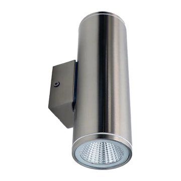 Westgate WMC2 2" LED Cylinder Wall Mount - Up/Down Light - 10W - CCT Selectable - 1,000 Lumens - 12V - Brushed Nickel