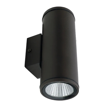 Westgate WMC2 2" LED Cylinder Wall Mount - Up/Down Light - 10W - CCT Selectable - 1,000 Lumens - 12V - Bronze