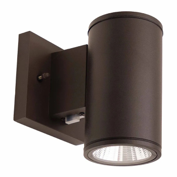 Westgate WMC2 2" LED Cylinder Wall Mount  - 6W - CCT Selectable - 400 Lumens - 120V - Bronze