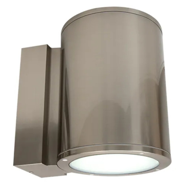 Westgate WMC8 8" LED Cylinder - Wall Mount - Up/Down Light - 40W - CCT Selectable - 3,200 Lumens - 120-277V - Brushed Nickel
