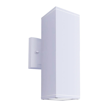 Westgate WMCS LED Square Cylinder - Wall Mount - Up/Down Light - 24W - CCT Selectable - 1,920 Lumens - 120V - White