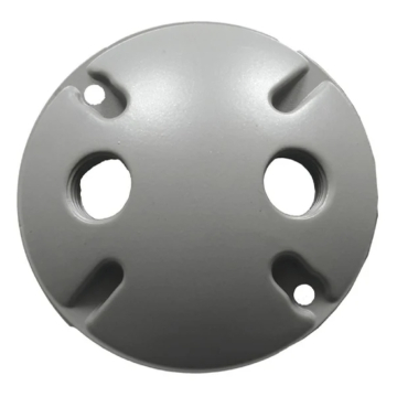 Westgate Round Cover - 1/2" Trade Size - 2 Outlet Holes