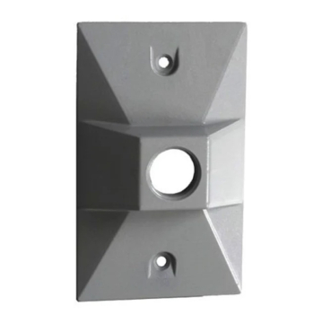 Westgate One-Gang Rectangular Cover - 1/2” Trade Size - 1 Outlet Hole