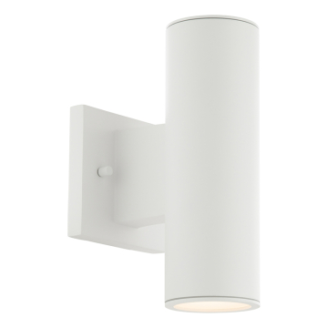 WAC Lighting Cylinder LED Double Outdoor Wall Sconce - 1,510 Lumens - 20W - CCT Selectable - 120V - White