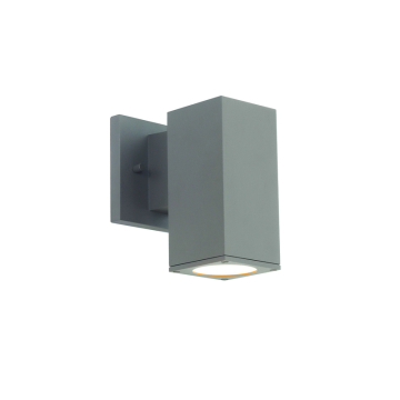 WAC Lighting Cubix LED Single Outdoor Wall Sconce - 260 Lumens - 6W - 3000K - 120V - Bronze
