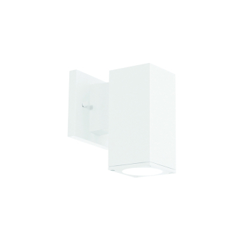 WAC Lighting Cubix LED Single Outdoor Wall Sconce - 260 Lumens - 6W - 3000K - 120V - White