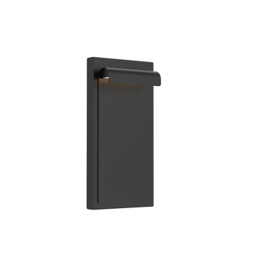 WAC Lighting Cap LED Outdoor Wall Sconce - 215 Lumens - 13W - CCT Selectable - 120V - Black