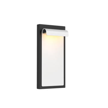 WAC Lighting Cap LED Outdoor Wall Sconce - 215 Lumens - 13W - CCT Selectable - 120V - White Black