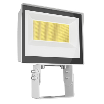 RAB X17 LED Flood Light - Trunnion Mount - Photocell - CCT Selectable - 120-277V - White
