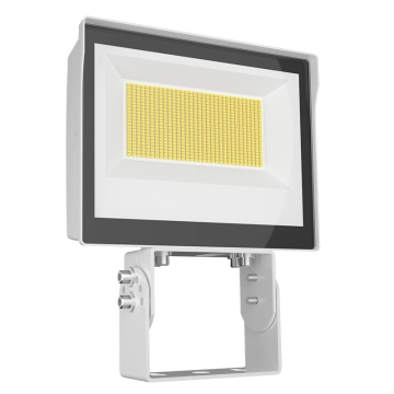 RAB X17 LED Flood Light - Trunnion Mount - Photocell - 70 | 100 | 140W - CCT Selectable - 120-277V - White