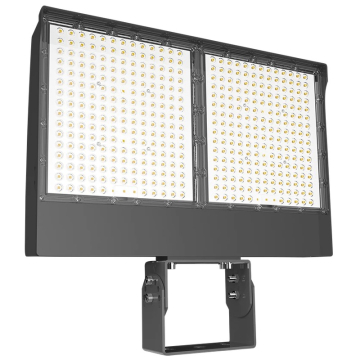 RAB X17 LED Flood Light - Trunnion Mount - Photocell - 175 | 250 | 330W - CCT Selectable - 120-277V - Bronze