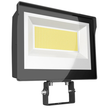 RAB X17 LED Flood Light - Trunnion Mount - Photocell - CCT Selectable - 120-277V - Bronze
