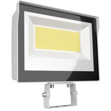 RAB X17 LED Flood Light - Trunnion Mount - Photocell - CCT Selectable - 120-277V - White