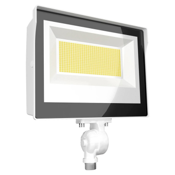 RAB X17 LED Flood Light - Knuckle Mount - Photocell - CCT Selectable - 120-277V - White